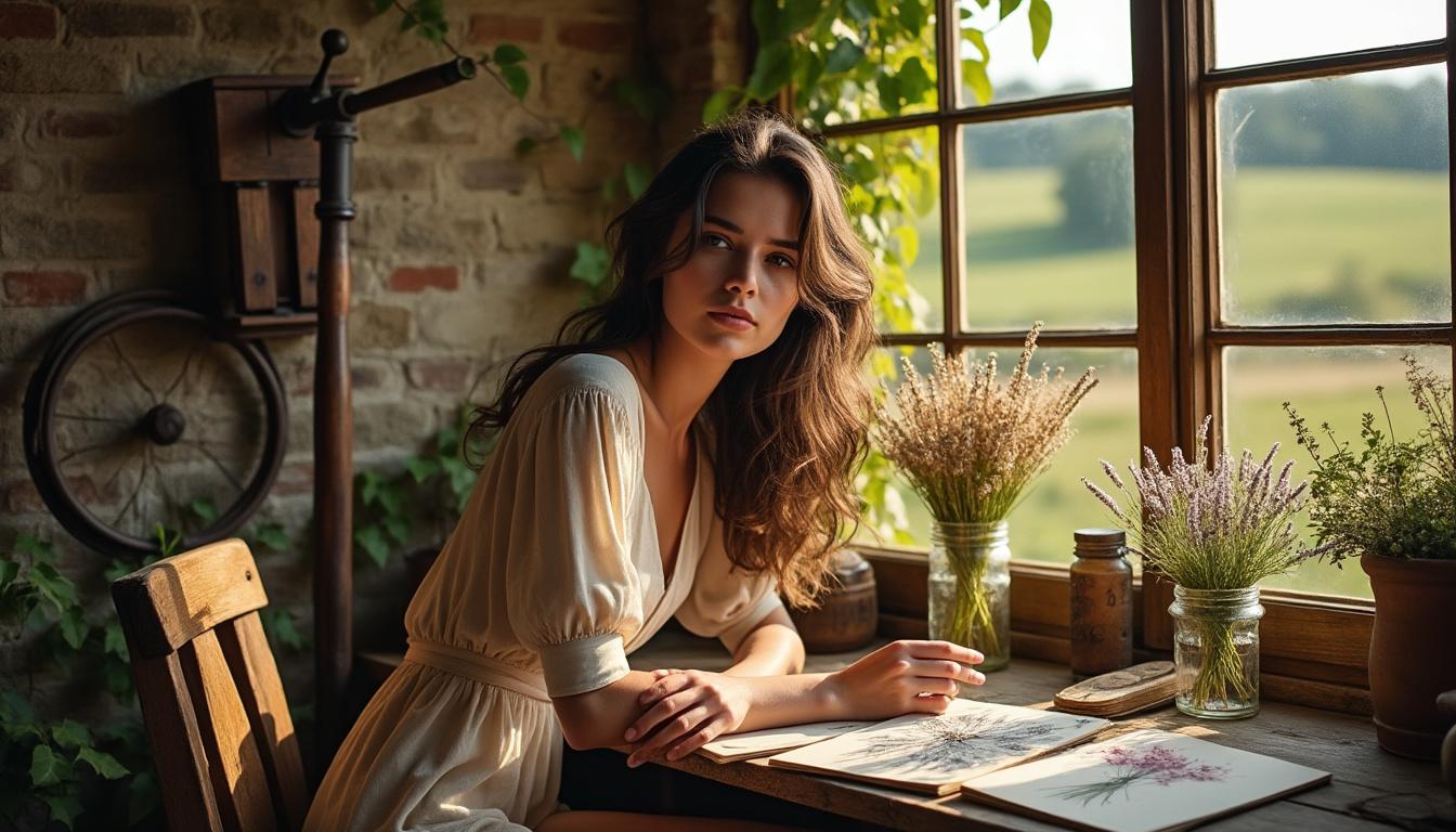 ines de la fressange partage ses souvenirs d'une enfance bohème passée dans un grand moulin des yvelines, entre charme et nostalgie.