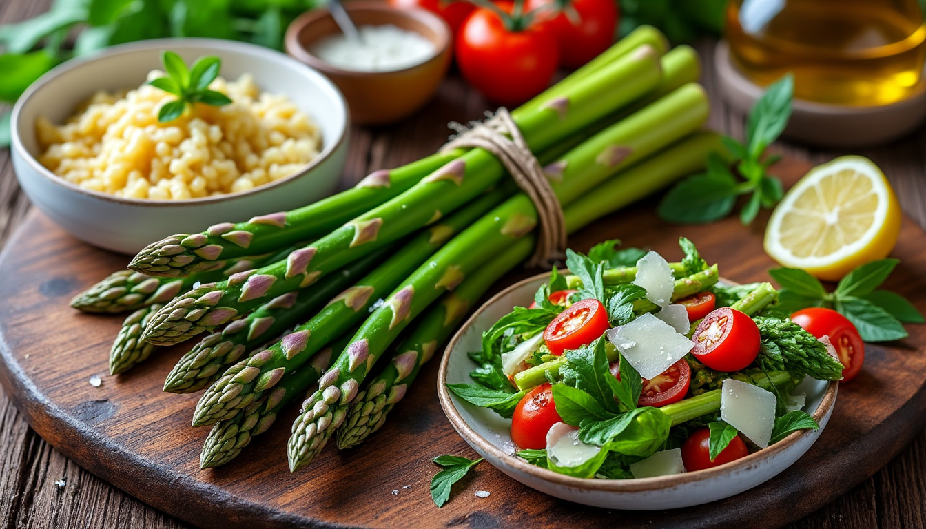 découvrez des recettes classiques à base d'asperges vertes pour sublimer vos repas avec des saveurs fraîches et délicates.