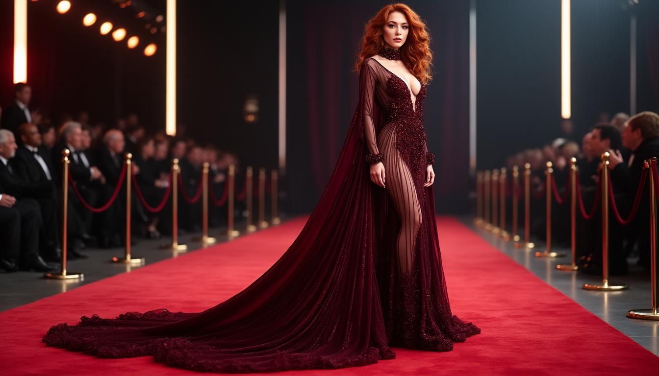 découvrez la robe audacieuse de chappell roan, l'accessoire incontournable qui a marqué les grammy awards et fait sensation sur le tapis rouge.