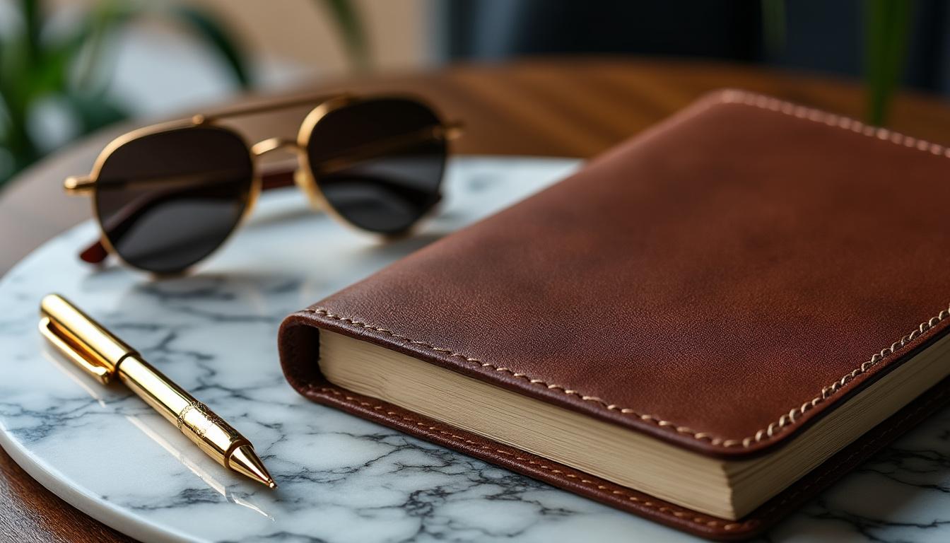 découvrez le petit carnet en cuir français, l’accessoire élégant et indispensable adopté par les stars pour allier style et praticité au quotidien.