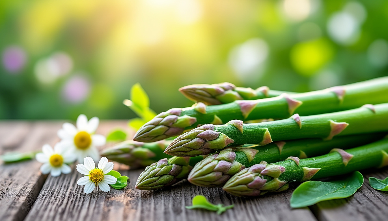 découvrez les asperges vertes, un trésor printanier délicieux et nutritif, parfait pour égayer vos plats de saison avec fraîcheur et saveurs.