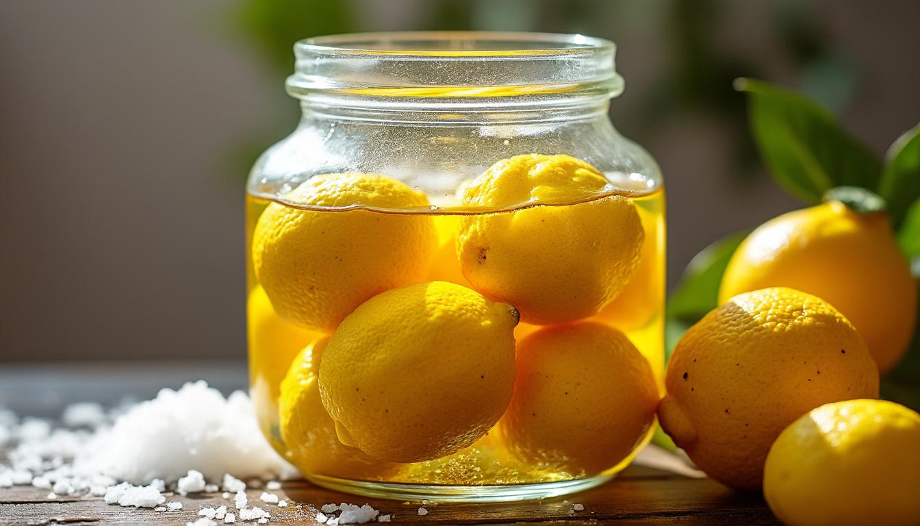 découvrez les secrets des citrons confits à la marocaine et plongez dans une explosion de saveurs traditionnelles qui sublimeront vos plats.