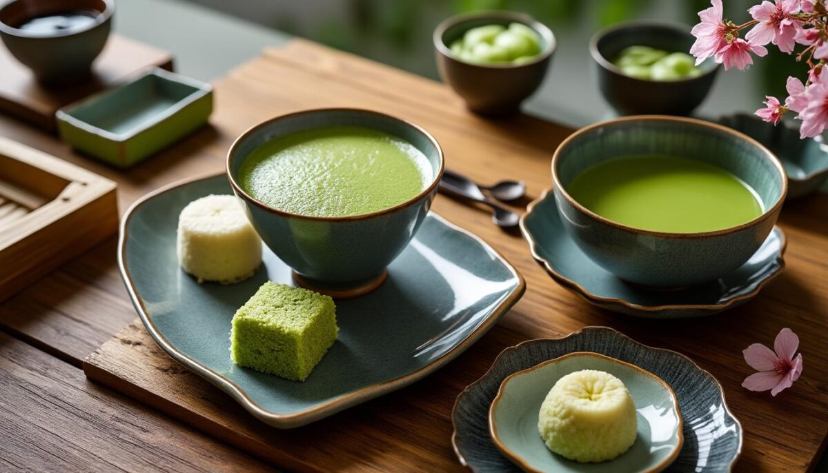 Recettes traditionnelles au Matcha : élevez vos plats au rang d&rsquo;œuvres d&rsquo;art