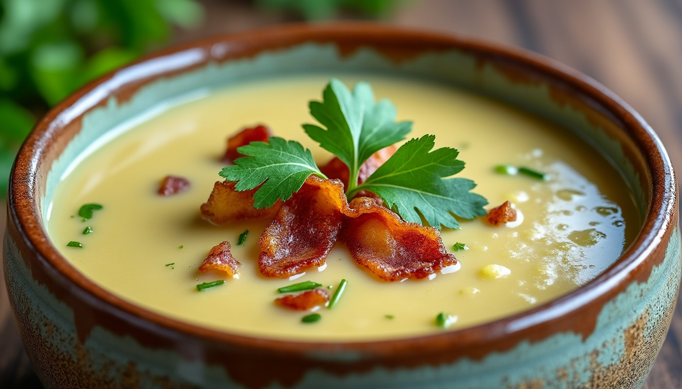 découvrez la recette délicieuse et veloutée du céleri branche, facile à préparer pour un plat doux et savoureux.