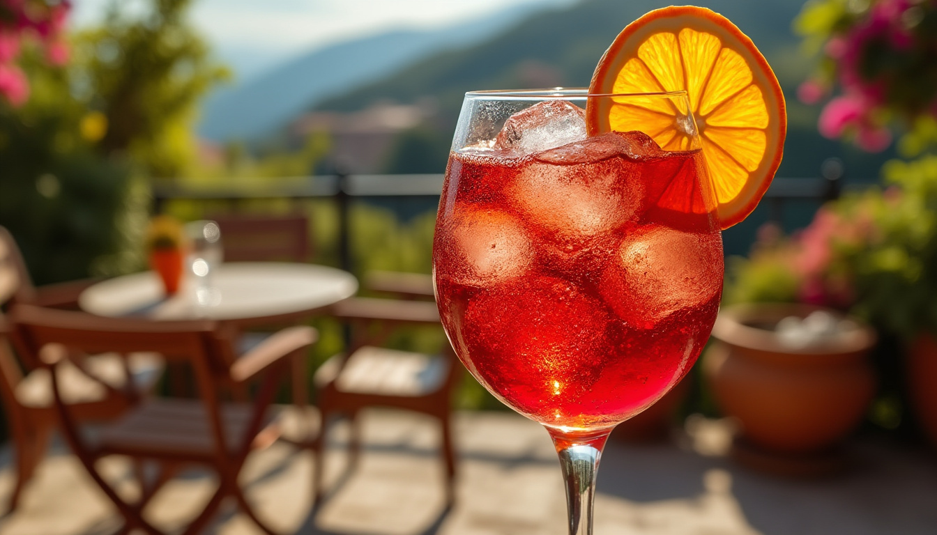 découvrez la recette authentique du campari spritz, le cocktail italien rafraîchissant et savoureux, parfait pour vos apéritifs estivaux.
