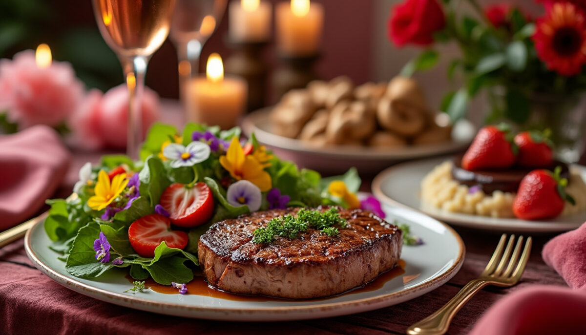 Saint-Valentin 2025 : Recettes express et gourmandes pour un repas réussi