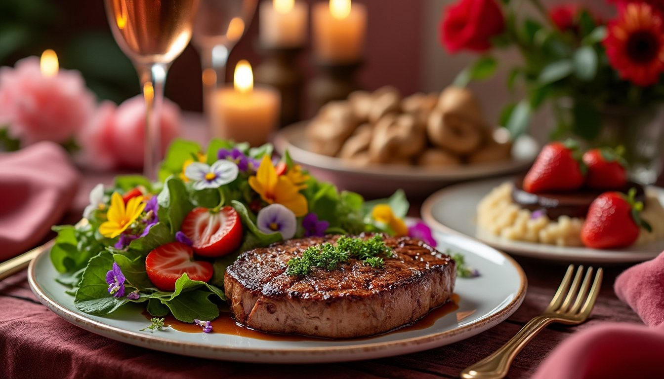 découvrez des recettes express et gourmandes pour célébrer la saint-valentin 2025 avec un repas réussi, simple et savoureux à partager en amoureux.