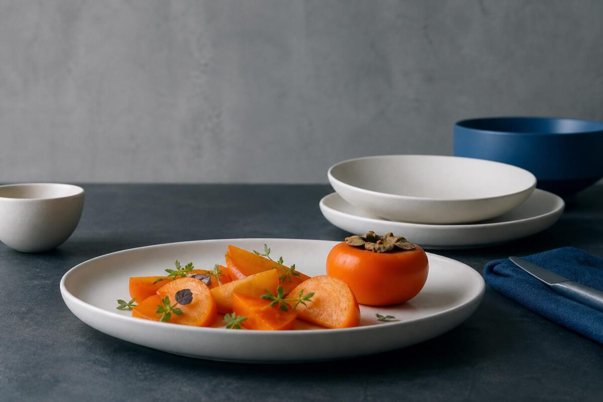 Kaki : recettes classiques pour sublimer vos plats avec élégance