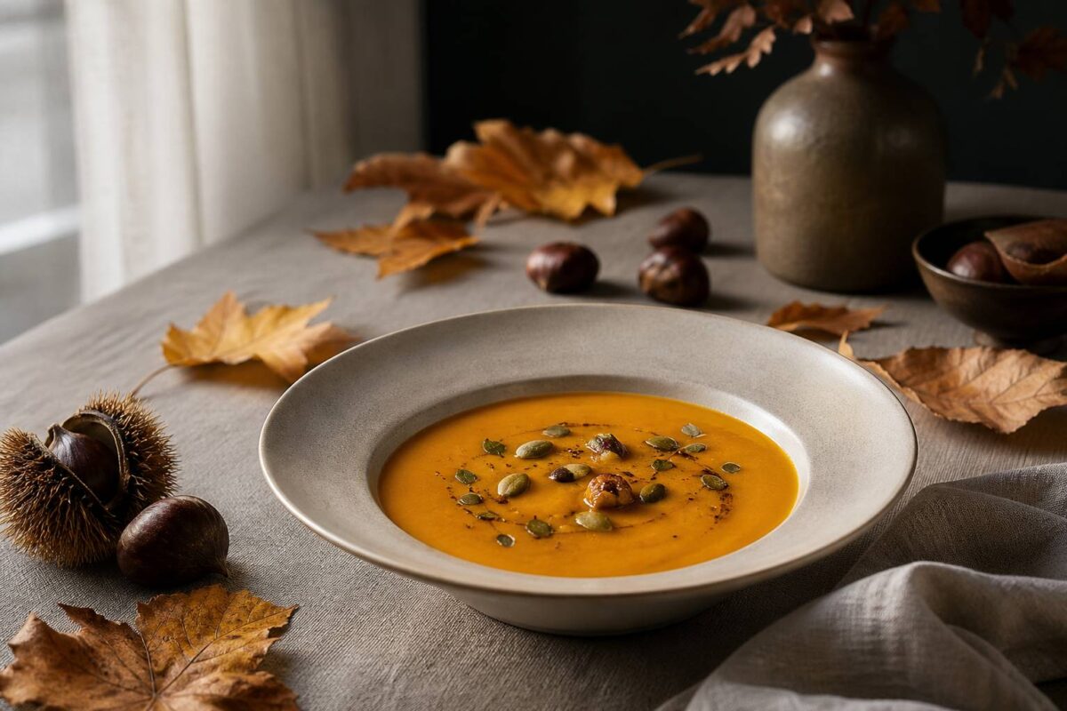 Le velouté de potiron révélé par Michel Rostang : une douceur automnale à savourer