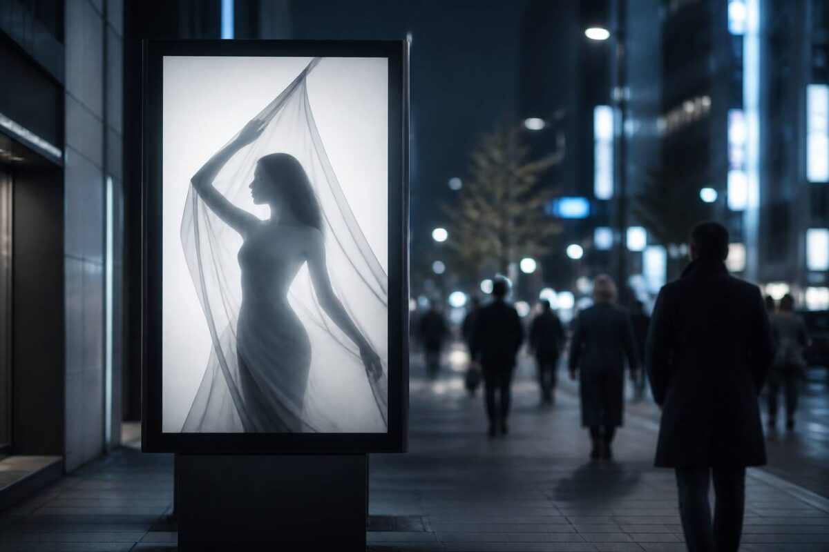 Heidi Klum dévoile une affiche audacieuse : nue sous un voile translucide pour lancer sa nouvelle émission