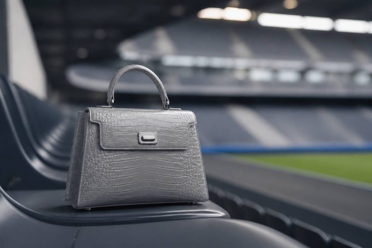 Kim Kardashian exhibe son sac Birkin Himalaya, le plus onéreux au monde, lors d’un match de football