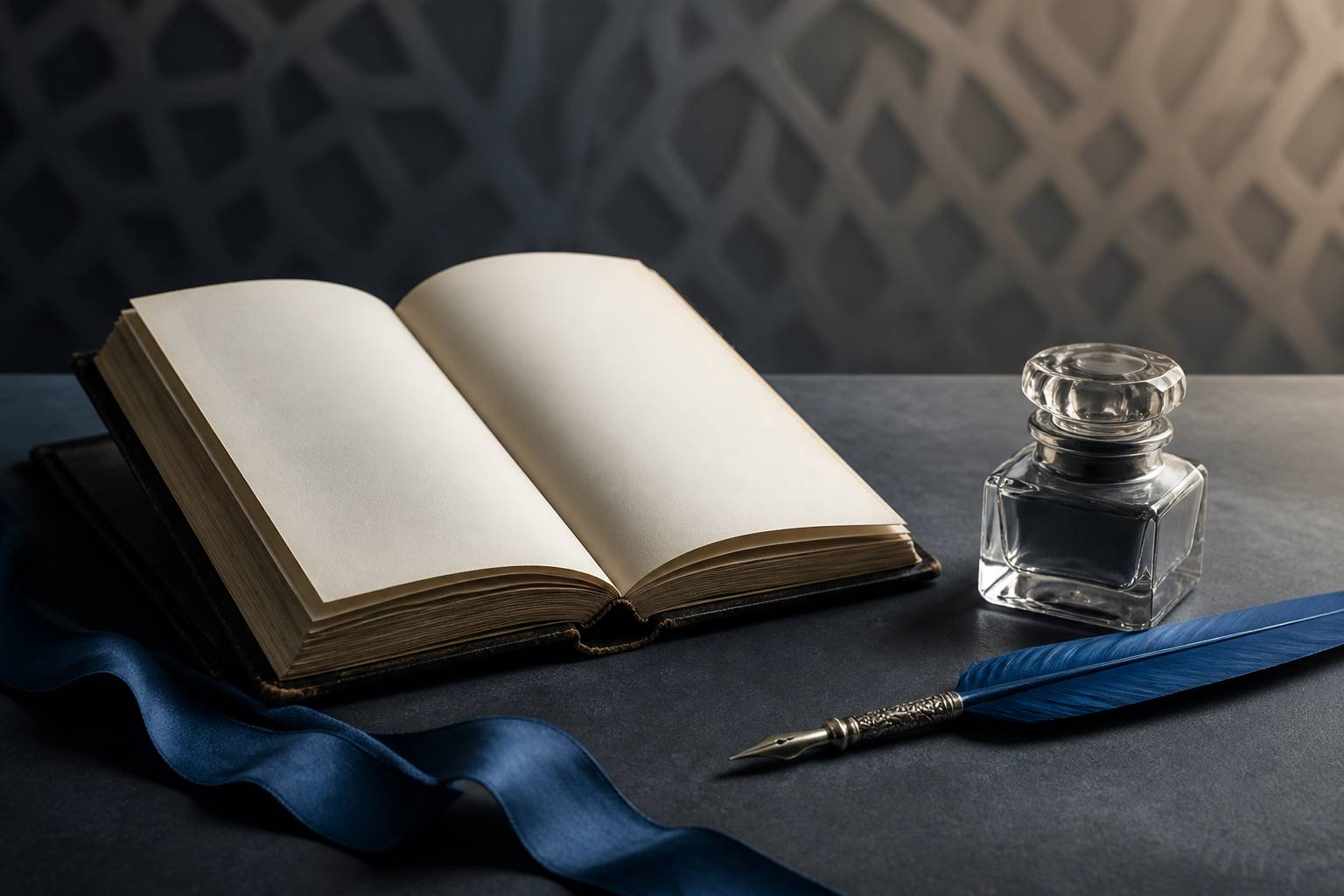 Livre de prénoms ouvert et carnet posés sur une table près d'une fenêtre lumineuse