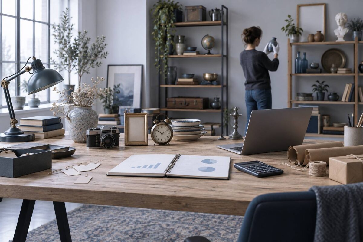 Chiner, estimer, revendre : faire de la brocante une activité qui tient