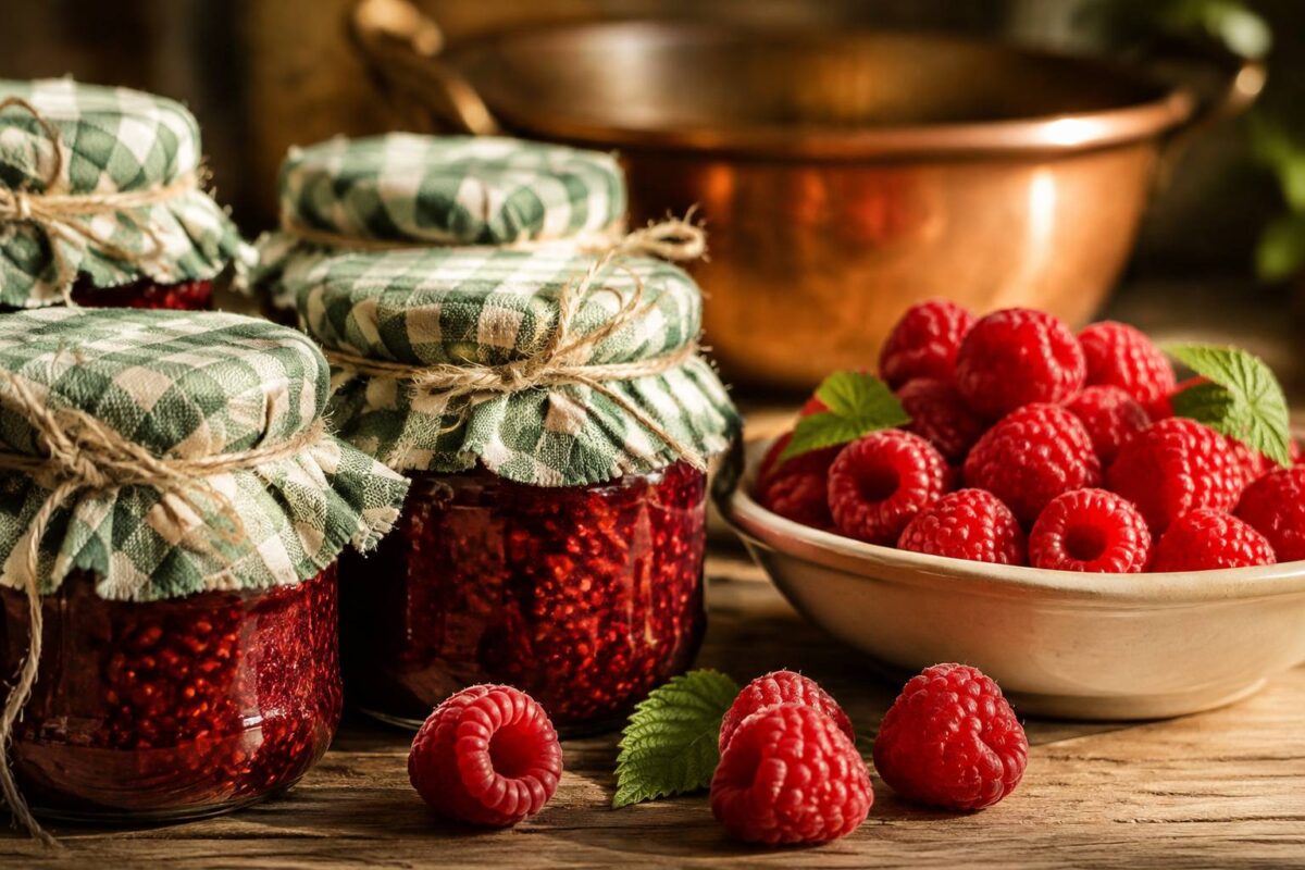 Délice rouge : La recette authentique de la confiture de framboises maison