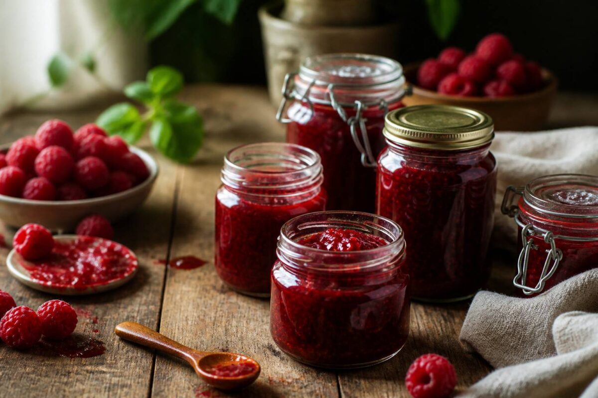 Délice de framboises : une confiture veloutée sans aucun pépin