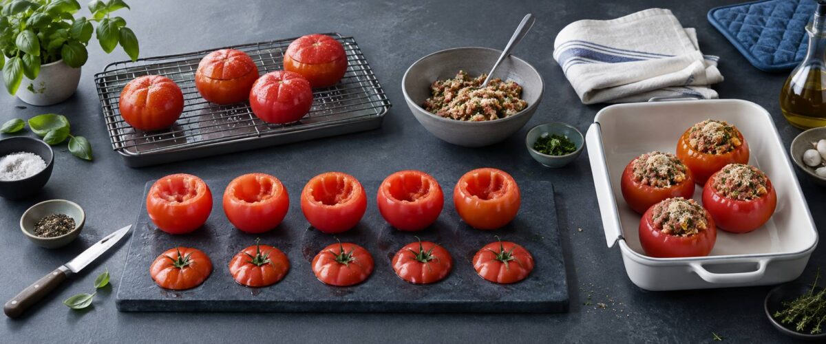 Les secrets d’une cuisson parfaite pour des tomates farcies savoureuses