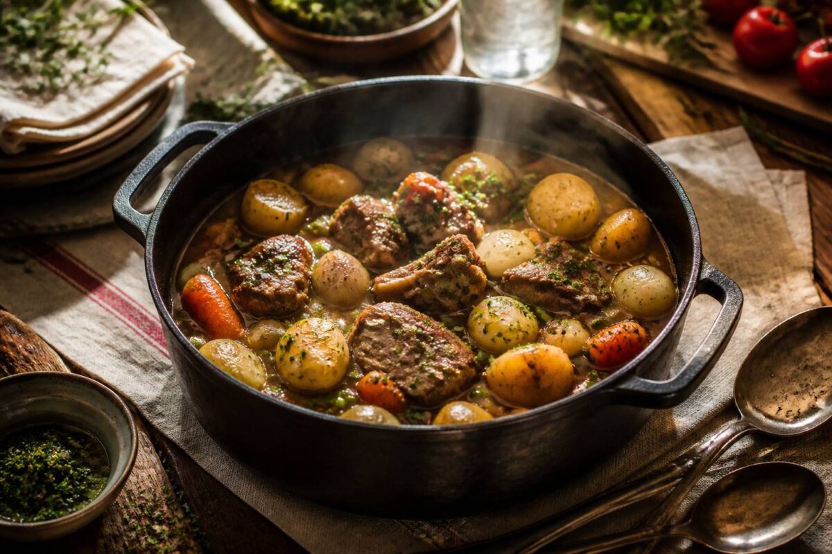 Délicieux Navarin d’Agneau : Le Ragoût Traditionnel aux Saveurs Authentiques